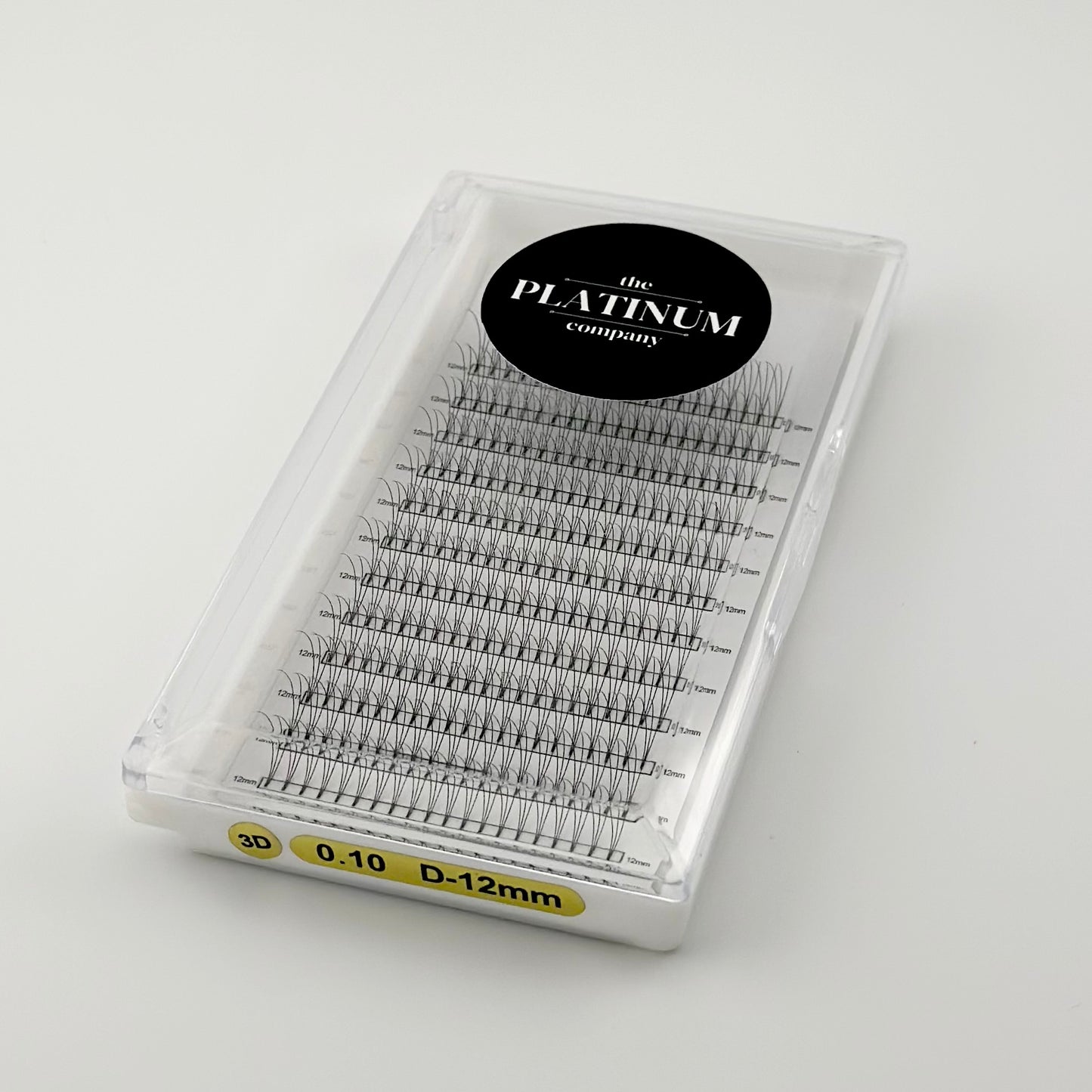 Platinum Pre-Made Fan Lash Tray 12mm