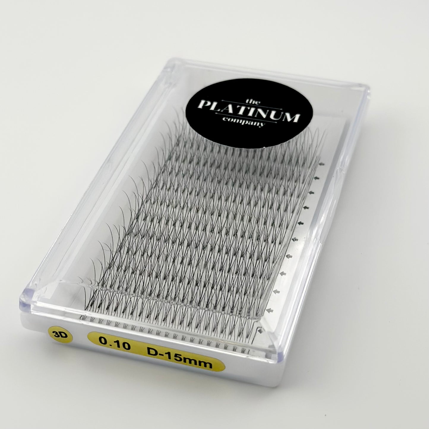 Platinum Pre-Made Fan Lash Tray 15mm